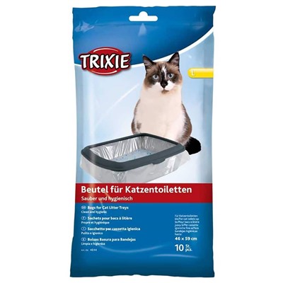 Пакеты уборочные для кошачьих туалетов L, 46*59см (10шт) 4044АГ