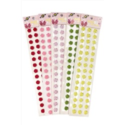 Кабошоны декоративные "Цветочек" 12 мм (SF-050) лимонный