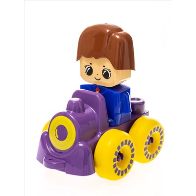 Конструктор пластиковый «Веселый паровозик» 30 деталей Baby Blocks