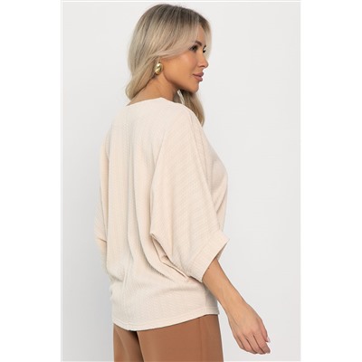 Джемпер трикотажный Джорджина (бежевый) Б14246-12М