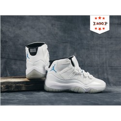 Кроссовки Air Jordan XI 72-10 Retro White Blue (уценка)