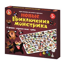 Настольная игра для детей «Новые приключения монстрика»