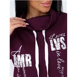 Платье женское Текс-Плюс, цвет бордовый