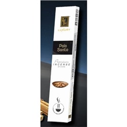 Luxury PALO SANTO Premium Incense Sticks, Zed Black (Лакшери ПАЛО САНТО премиум благовония палочки, Зед Блэк), уп. 15 г.