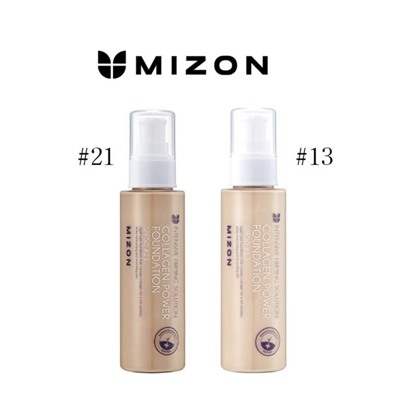 MIZON Тональная основа №21  Collagen power Foundation 100мл