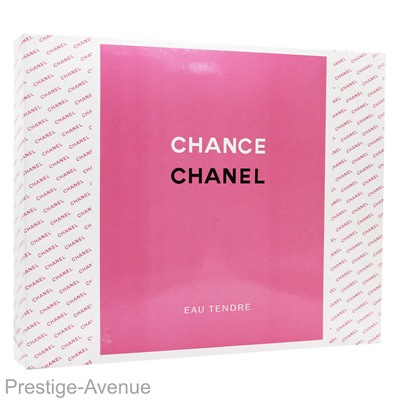 Подарочный набор Chanel eau Tendre for woman 3 в 1 150 ml x 7 ml x 100 ml
