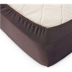 Простыня «Шоколадный», Трикотаж, 120 г/м2, 200*200*20