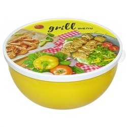 Миска GRILL MENU 3л с крышкой