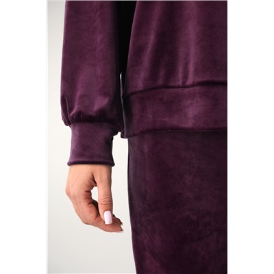 Женский велюровый костюм оверсайз Happyfox