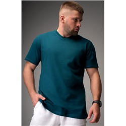 Мужская футболка больших размеров c V-вырезом Happyfox