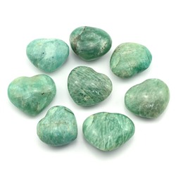 Сердце из амазонита 2 сорт 36*30*14мм, 20-29г