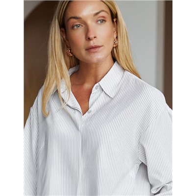 Укороченная блузка из поливискозы