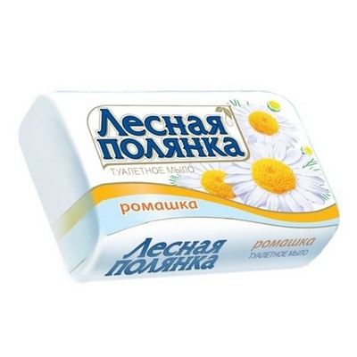 ЛЕСНАЯ ПОЛЯНА Мыло 90г Ромашка  615-2