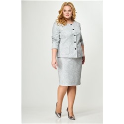 БелЭльСтиль 723-1 14 22+557-1 31 22 светло-серый, Юбка,  Жакет