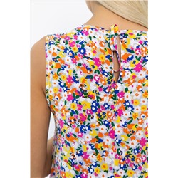 Платье Городской романс (цветы) П13901-21М