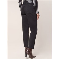 Джинсы mom-fit на флисе