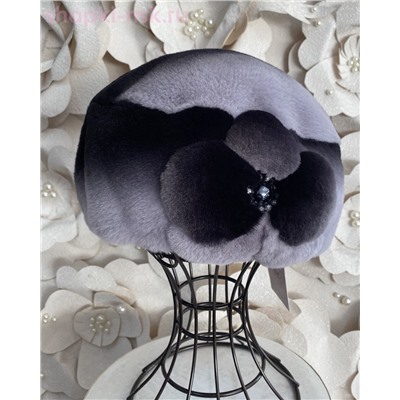 Француз цветок кролик Берет женский (56-58)