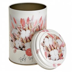 Банка жестяная "Сухоцветы Микс" 1,1 л Ц99h145v110-001885