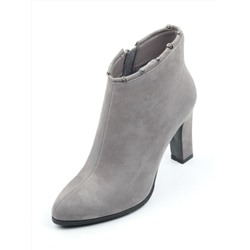 D8-4188 GRAY Ботильоны женские (натуральная кожа, байка) размер 33