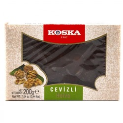 Halva WITH WALNUT, KOSKA (Летняя халва С ГРЕЦКИМ ОРЕХОМ), 200 г.