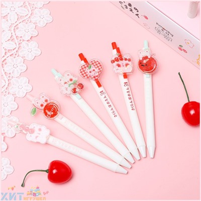 Ручка гелевая чёрная Cherry 1 шт YML-6827, YML-6827