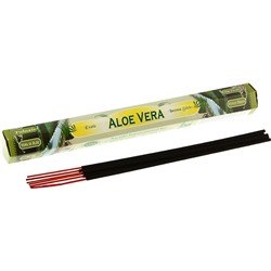 Tulasi ALOE VERA Exotic Incense Sticks, Sarathi (Туласи благовония АЛОЭ (АЛОЕ) ВЕРА, Саратхи), уп. 20 палочек.