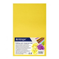 Фетр  цветной Alingar  А4 10л.10цв. 1мм цвет. ассорти AL6580 АКЦИЯ! СКИДКА 10%