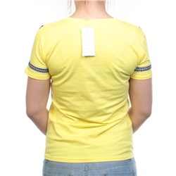 161-1 Футболка женская (95% хлопок, 5% спандекс) размер свободный 42-44