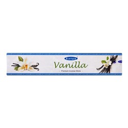 VANILLA PREMIUM Incense Sticks, Satya (ВАНИЛЬ ПРЕМИАЛЬНЫЕ благовония, Сатья), 15 г.