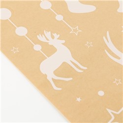 Наклейки для окон «Новогодние друзья», многоразовая, 33 × 50 см