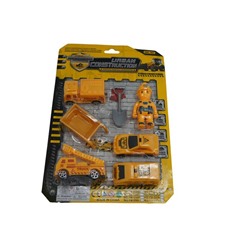 Набор Строительной техники 4шт + аксессуары 30*21см / блистер YM-503P