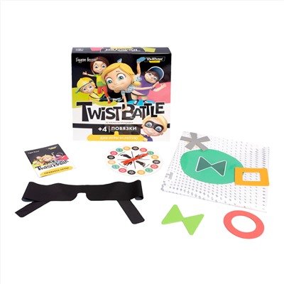 Веселая напольная игра для детей и взрослых "TwistBattle" с 3D элементами. Серия TomToyer