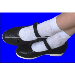 5 ПАР - ЮстаТекс носки детские 3с22 на ДЕВОЧЕК с лайкрой БЕЛЫЕ