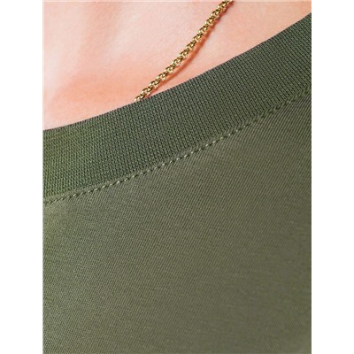 Футболка из премиального хлопка с эластаном