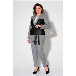 Liona Style 808 черный/крупная_клетка, Брюки,  Жакет