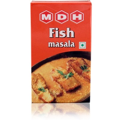 FISH CURRY Masala, MDH (Смесь специй ДЛЯ РЫБЫ, Фиш Карри Масала, Махашиан Ди Хатти), 100 г.