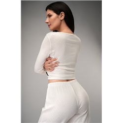 Женская пижама с брюками из ажурного хлопка Happyfox