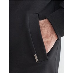 Бомбер из тонкого премиального футера с эластаном