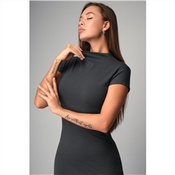 Женское платье с воротником-стойкой Happyfox