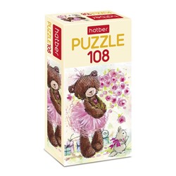 Пазл 108 эл. Вязаные мишки 16873 Hatber