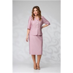 Viola Style 2707 розовый, Юбка,  Жакет