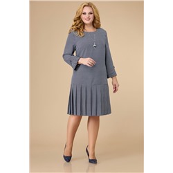 Svetlana-Style 1429 синий+узор, Платье