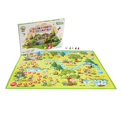 Настольная игра ходилка «Идем в гости к Эколятам»