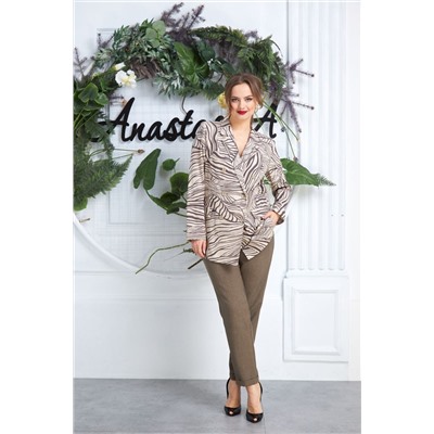 Anastasia 564 кофейный, Брюки,  Жакет