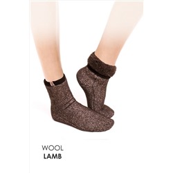 Носки меховые эластичные ШОКОЛАД