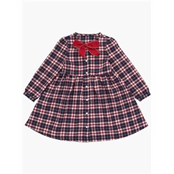 Платье UD 6822 син/красн клетка