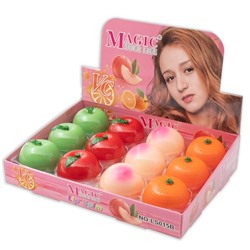 Блеск для губ MAGIC LIP GLOSS Фрукты в ассорт. LС-15 (мин.12шт.) Karite