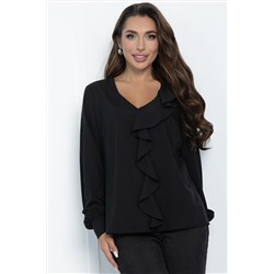 Блуза Стефанна (черная) Б11282