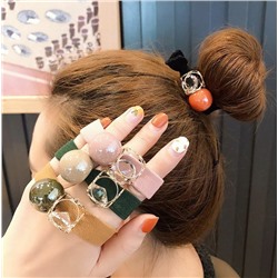 SALE! Стильная Резинка для волос, 1 шт. Цвет в ассортименте.