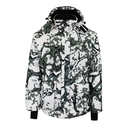 Костюм муж. "Tauren" зимний, куртка/полукомб.,тк./подкл.: ALOVA Рremium/Fleece, кмф "Лабиринт" К-471